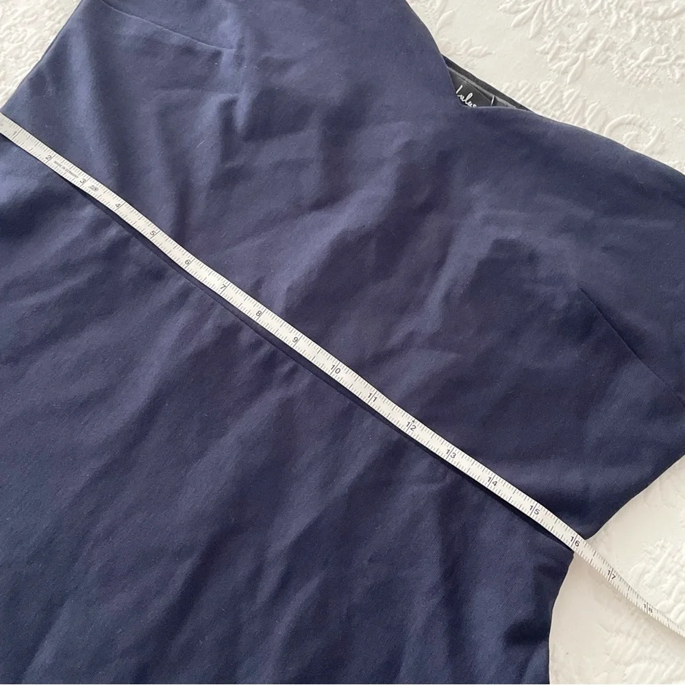 NWOT Lulus How Much I Care Midnight Blue Off-the-Shoulder Midi Dress XLarge - Picture 6 of 6